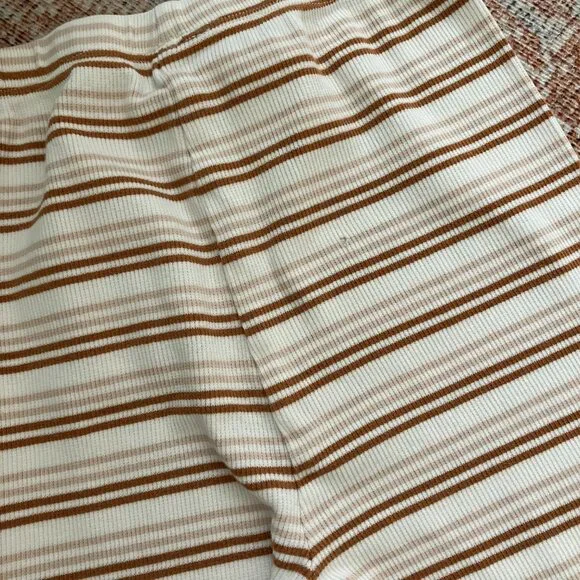 Rylee & Cru Oat & Cinnamon Striped Pajama Set - Picture 4 of 6